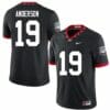 Georgia Bulldogs #19 Adam Anderson Game College Football Jersey Black