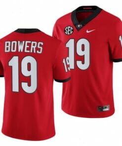 UGA Brock Bowers Jersey #19 Red College Football