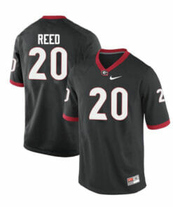 Georgia Bulldogs #20 J.R. Reed College Football Jersey Black