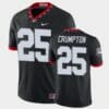 Georgia Bulldogs #25 Ahkil Crumpton Black College Football Alternate Game Jersey