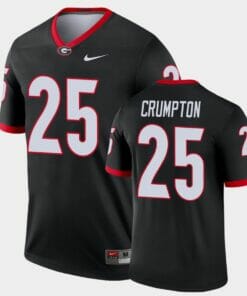 Georgia Bulldogs #25 Ahkil Crumpton Black Legend Alternate Jersey