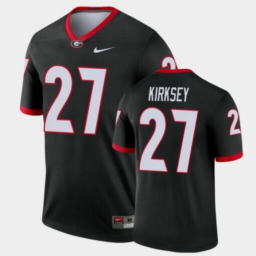 Georgia Bulldogs #27 Austin Kirksey Black Legend Alternate Jersey