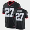 Georgia Bulldogs #27 Nick Chubb Black College Football Alternate Game Jersey 7 Georgia Bulldogs #27 Nick Chubb Black College Football Alternate Game Jersey