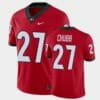 Georgia Bulldogs #27 Nick Chubb Red College Football Alumni Player Jersey