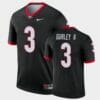 Georgia Bulldogs #3 Todd Gurley II Black Legend Alternate Jersey