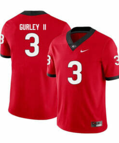 Georgia Bulldogs #3 Todd Gurley II College Football Jersey Limited Red