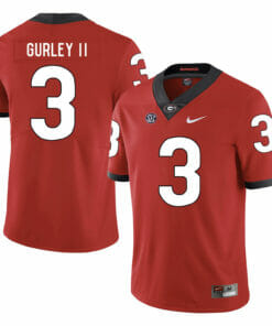 Georgia Bulldogs #3 Todd Gurley II College Football Jersey Red