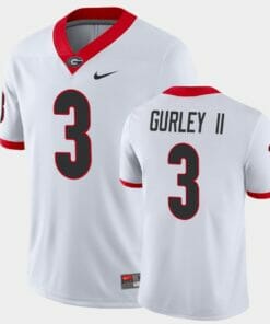 Georgia Bulldogs #3 Todd Gurley II Game College Football White Jersey