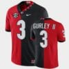 Georgia Bulldogs #3 Todd Gurley II Red Black Split Edition 100th Season Alumni Jersey