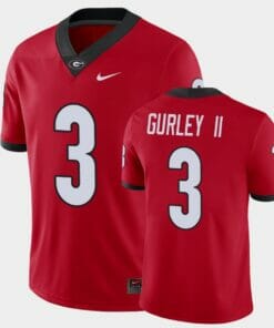 Georgia Bulldogs #3 Todd Gurley II Red College Football Alumni Player Jersey