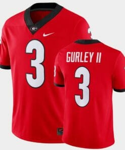 Georgia Bulldogs #3 Todd Gurley II Red Game College Football Jersey