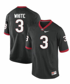 Georgia Bulldogs #3 Zamir White College Football Jersey Black