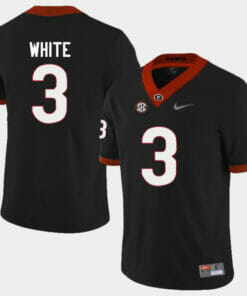 Georgia Bulldogs #3 Zamir White College Football Jersey Limited Black