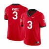 Georgia Bulldogs #3 Zamir White College Football Jersey Red 6 Georgia Bulldogs #3 Zamir White College Football Jersey Red