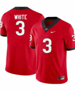 Georgia Bulldogs #3 Zamir White College Football Jersey Red