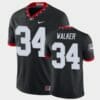 Georgia Bulldogs #34 Herchel Walker Black College Football Alternate Game Jersey