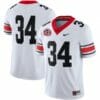 Georgia Bulldogs #34 Herschel Walker 1980 National Champions 40th Anniversary NCAA Jersey White
