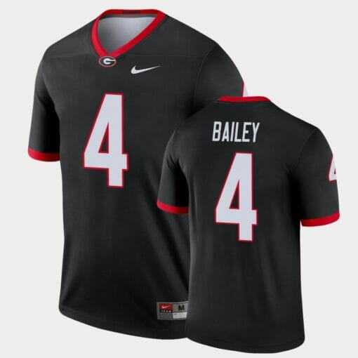 Georgia Bulldogs #4 Champ Bailey Black Legend Alternate Jersey