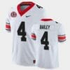 Georgia Bulldogs #4 Champ Bailey White College Football 40th Anniversary Alternate Jersey