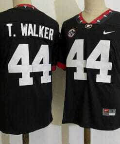 Georgia Bulldogs #44 Travon Walker NCAA Football Jersey Black