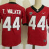 Georgia Bulldogs #44 Travon Walker NCAA Football Jersey Red