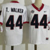 Georgia Bulldogs #44 Travon Walker NCAA Football Jersey White