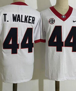 Georgia Bulldogs #44 Travon Walker NCAA Football Jersey White