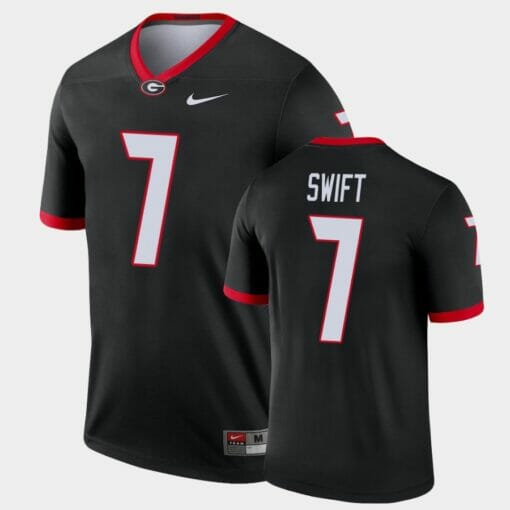 Georgia Bulldogs #7 DAndre Swift Black Legend Alternate Jersey