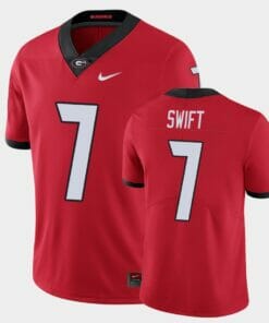 Georgia Bulldogs #7 DAndre Swift Red Limited Jersey
