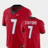 Matthew Stafford Jersey Georgia Bulldogs #7 Alumni Football Game Player Red