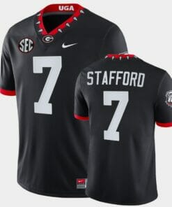 Georgia Stafford Jersey #7 Black Mascot 100th Anniversary Alumni