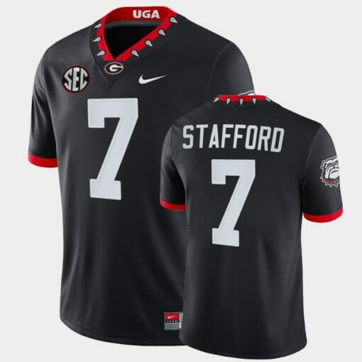 Georgia Stafford Jersey #7 Black Mascot 100th Anniversary Alumni