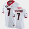 Matthew Stafford Georgia Jersey #7 White College Football Alumni
