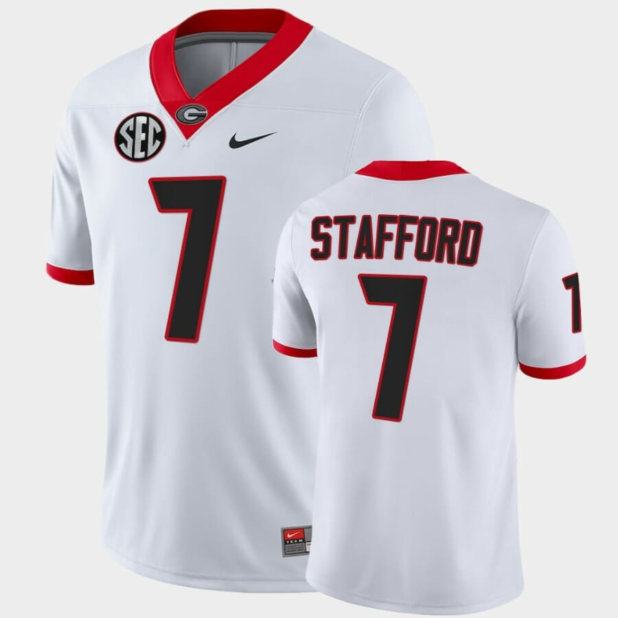 Matthew Stafford Georgia Jersey #7 White College Football Alumni 1 Matthew Stafford Georgia Jersey #7 White College Football Alumni
