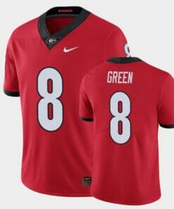 Georgia Bulldogs #8 A.J. Green Red Limited Jersey
