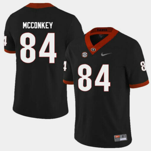 Georgia Bulldogs #84 Ladd Mcconkey Jersey College Football Black