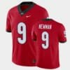 Georgia Bulldogs #9 Jamie Newman Red College Football Alumni Player Jersey