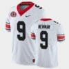 Georgia Bulldogs #9 Jamie Newman White College Football 40th Anniversary Alternate Jersey