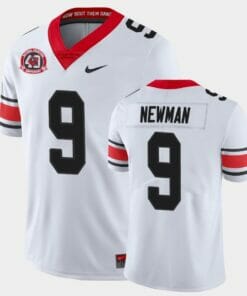 Georgia Bulldogs #9 Jamie Newman White College Football 40th Anniversary Alternate Jersey
