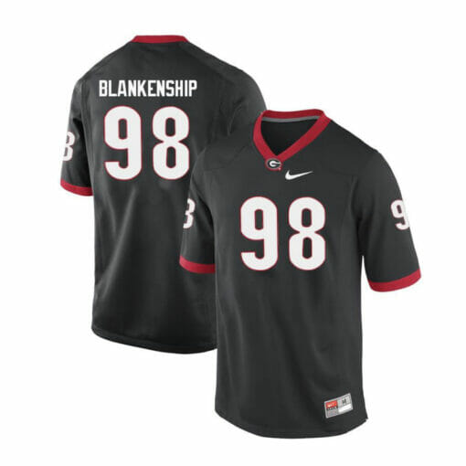 Georgia Bulldogs #98 Rodrigo Blankenship College Football Jersey Black