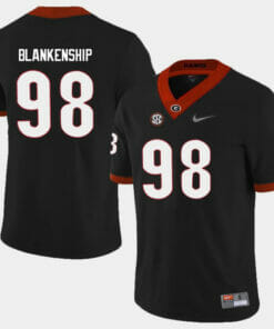 Georgia Bulldogs #98 Rodrigo Blankenship College Football Jersey Limited Black