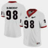 Georgia Bulldogs #98 Rodrigo Blankenship College Football Jersey Limited White