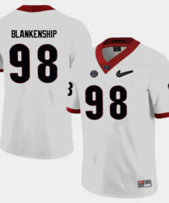 Georgia Bulldogs #98 Rodrigo Blankenship College Football Jersey Limited White
