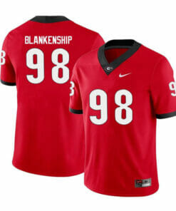 Georgia Bulldogs #98 Rodrigo Blankenship College Football Jersey Red