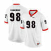 Georgia Bulldogs #98 Rodrigo Blankenship College Football Jersey White