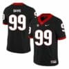 Georgia Bulldogs #99 Jordan Davis Jersey Black College Football NCAA 7 Georgia Bulldogs #99 Jordan Davis Jersey Black College Football NCAA