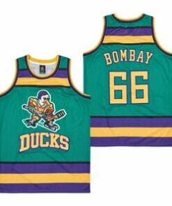 Gordon Bombay #66 Mighty Ducks Basketball Jersey