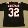 UNSIGNED CUSTOM Sewn Stitched Jamaal Anderson Black Jersey