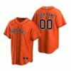 Houston Astros Custom Name Number Coolbase Baseball Jersey Orange