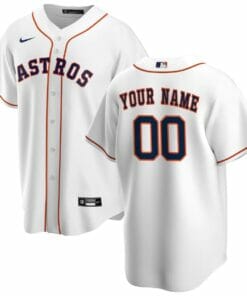 Houston Astros Custom Name Number Home Coolbase Baseball Jersey White